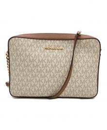 MICHAEL KORS（マイケル・コース）の古着「ショルダーバッグ」｜ホワイト×ブラウン