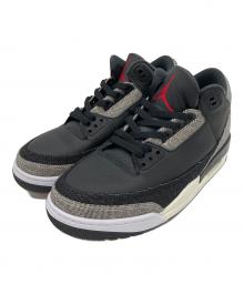 NIKE×LEVI'S（ナイキ×リーバイス）の古着「AIR JORDAN 3 DENIM/GYM RED スニーカー」｜ブラック