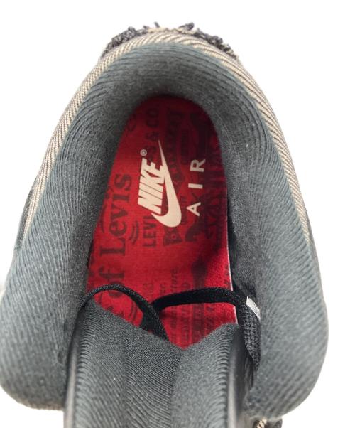 NIKE（ナイキ）NIKE (ナイキ) LEVI'S (リーバイス) AIR JORDAN 3 DENIM/GYM RED スニーカー ブラック サイズ:26cmの古着・服飾アイテム