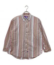 THE NORTHFACE PURPLELABEL（ザ・ノースフェイス パープルレーベル）の古着「nt3409n　長袖シャツ」｜アイボリー×レッド