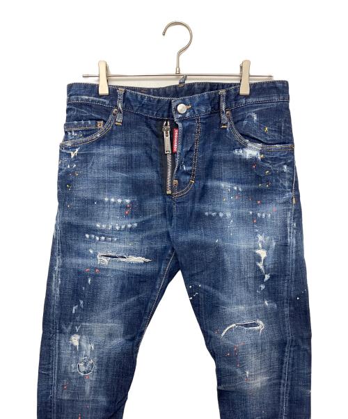DSQUARED2（ディースクエアード）DSQUARED2 (ディースクエアード) Sexy Twist Jean 2018 インディゴ サイズ:46の古着・服飾アイテム
