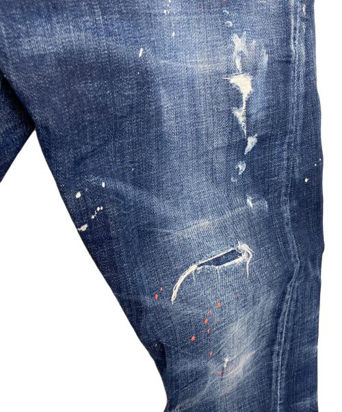 DSQUARED2（ディースクエアード）DSQUARED2 (ディースクエアード) Sexy Twist Jean 2018 インディゴ サイズ:46の古着・服飾アイテム