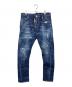 DSQUARED2（ディースクエアード）の古着「Sexy Twist Jean 2018」｜インディゴ