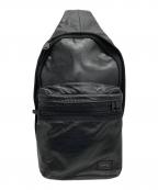 PORTERポーター）の古着「アルーフ SLING SHOULDER BAG」｜ブラック