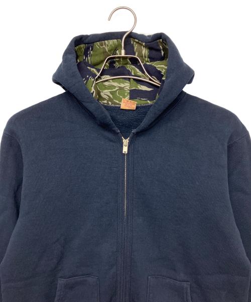 Deluxeware（デラックスウェア）DELUXEWARE (デラックスウェア) ジップパーカー ネイビー サイズ:Mの古着・服飾アイテム