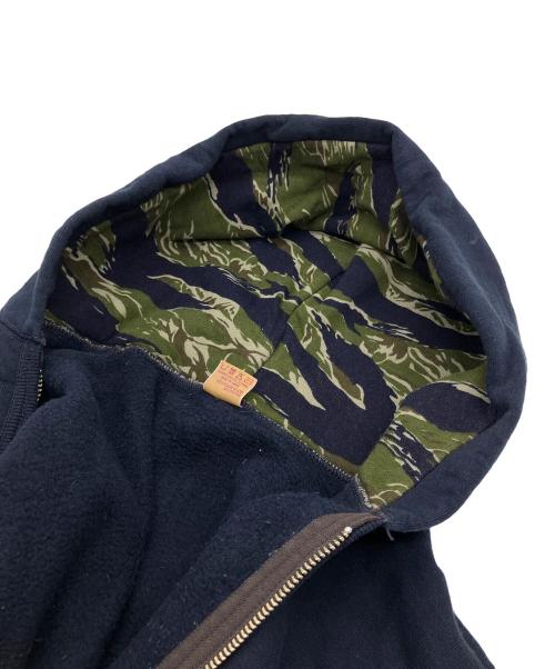 Deluxeware（デラックスウェア）DELUXEWARE (デラックスウェア) ジップパーカー ネイビー サイズ:Mの古着・服飾アイテム