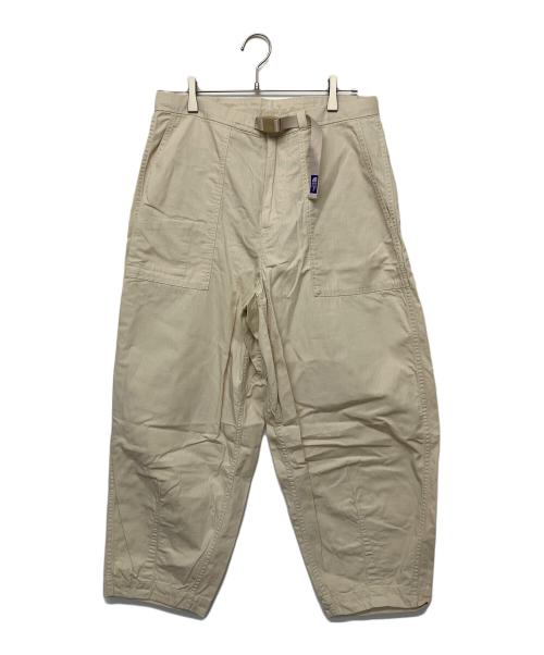 THE NORTH FACE（ザ ノース フェイス）THE NORTH FACE (ザ ノース フェイス) NT5316N　Ripstop Wide Cropped Pants　クロップドパンツ アイボリー サイズ: 76cm (W30)の古着・服飾アイテム