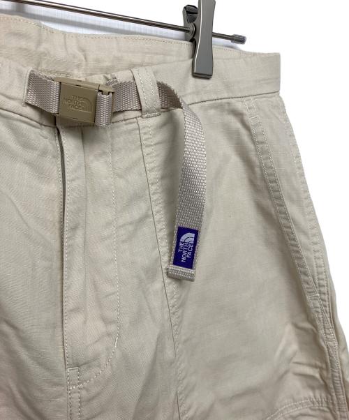 THE NORTH FACE（ザ ノース フェイス）THE NORTH FACE (ザ ノース フェイス) NT5316N　Ripstop Wide Cropped Pants　クロップドパンツ アイボリー サイズ: 76cm (W30)の古着・服飾アイテム