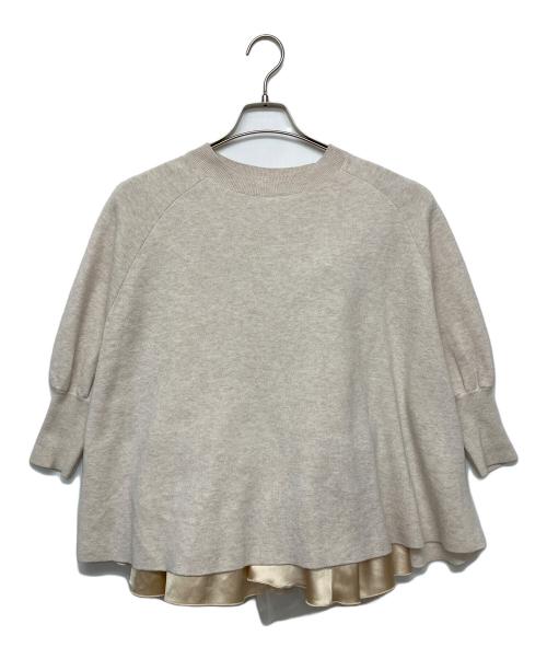 BEARDSLEY（ビアズリー）BEARDSLEY (ビアズリー) チュチュキャミニット ベージュ サイズ:FREEの古着・服飾アイテム