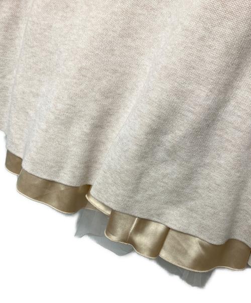 BEARDSLEY（ビアズリー）BEARDSLEY (ビアズリー) チュチュキャミニット ベージュ サイズ:FREEの古着・服飾アイテム