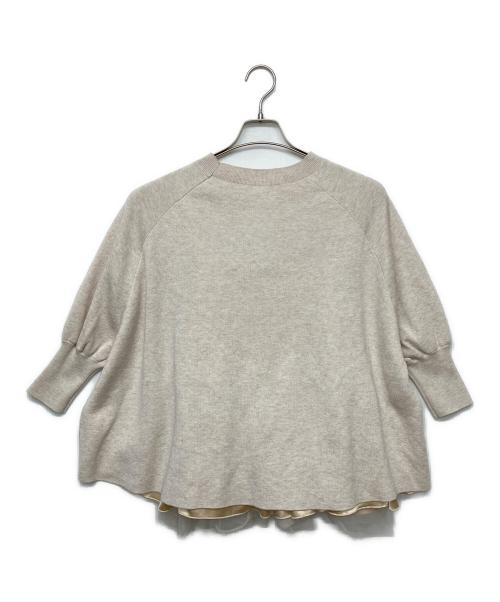 BEARDSLEY（ビアズリー）BEARDSLEY (ビアズリー) チュチュキャミニット ベージュ サイズ:FREEの古着・服飾アイテム