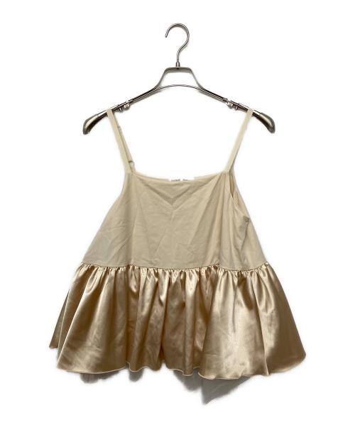 BEARDSLEY（ビアズリー）BEARDSLEY (ビアズリー) チュチュキャミニット ベージュ サイズ:FREEの古着・服飾アイテム