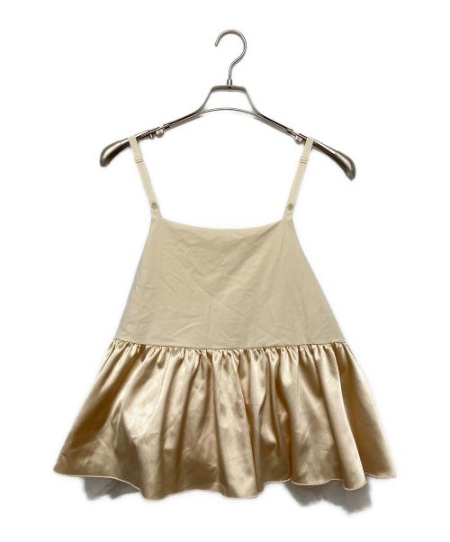 BEARDSLEY（ビアズリー）BEARDSLEY (ビアズリー) チュチュキャミニット ベージュ サイズ:FREEの古着・服飾アイテム