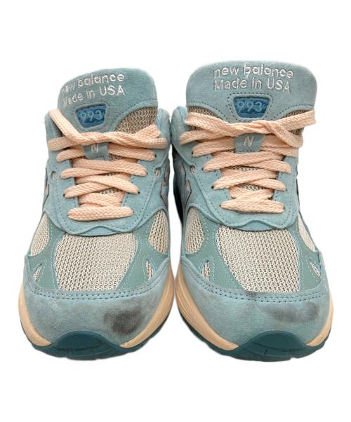 NEW BALANCE（ニューバランス）NEW BALANCE (ニューバランス) Joe Freshgoods (ジョー・フレッシュグッズ) MR993JF1　ローカットスニーカー ブルー×ピンク サイズ:26.5cmの古着・服飾アイテム