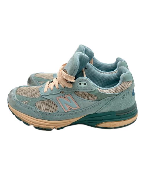 NEW BALANCE（ニューバランス）NEW BALANCE (ニューバランス) Joe Freshgoods (ジョー・フレッシュグッズ) MR993JF1　ローカットスニーカー ブルー×ピンク サイズ:26.5cmの古着・服飾アイテム