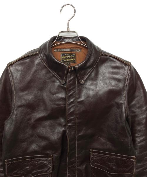RAINBOW COUNTRY（レインボーカントリー）RAINBOW COUNTRY (レインボーカントリー) Ａ-2ジャケット ブラウン サイズ:Mの古着・服飾アイテム