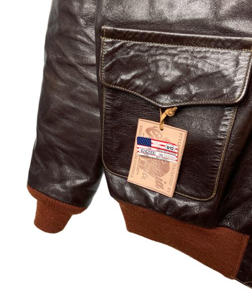RAINBOW COUNTRY（レインボーカントリー）RAINBOW COUNTRY (レインボーカントリー) Ａ-2ジャケット ブラウン サイズ:Mの古着・服飾アイテム