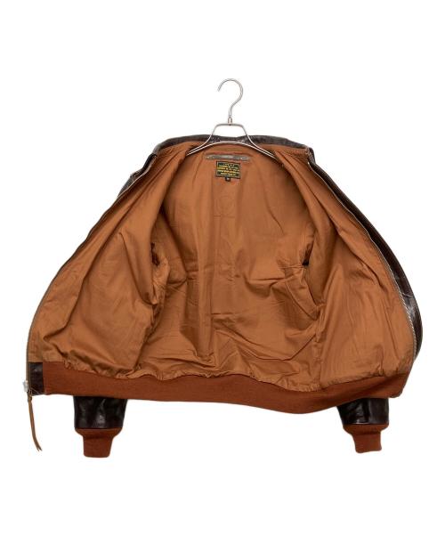 RAINBOW COUNTRY（レインボーカントリー）RAINBOW COUNTRY (レインボーカントリー) Ａ-2ジャケット ブラウン サイズ:Mの古着・服飾アイテム