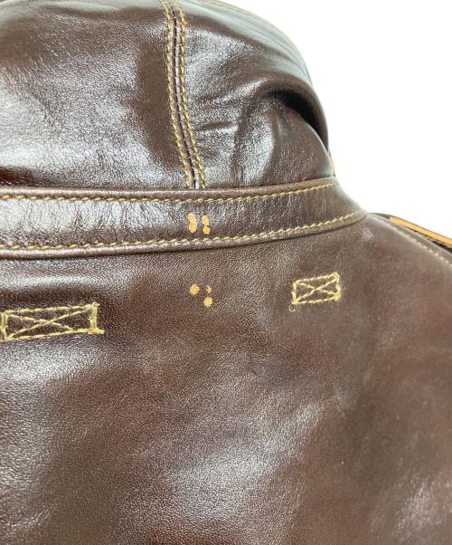 RAINBOW COUNTRY（レインボーカントリー）RAINBOW COUNTRY (レインボーカントリー) Ａ-2ジャケット ブラウン サイズ:Mの古着・服飾アイテム