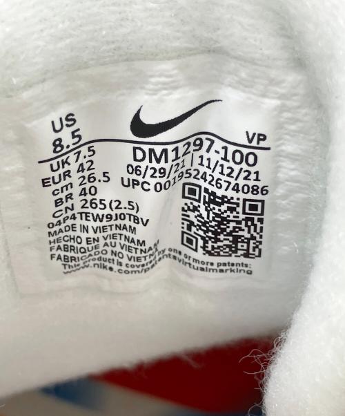 NIKE（ナイキ）NIKE (ナイキ) DM1297-100 スニーカー ホワイト サイズ:26.5cmの古着・服飾アイテム