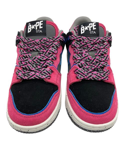 A BATHING APE（アベイシングエイプ）A BATHING APE (ア ベイシング エイプ) BAPE SK8 STA　スニーカー ピンク×ブルー サイズ:23cmの古着・服飾アイテム