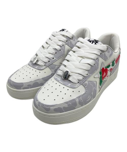 A BATHING APE（アベイシングエイプ）A BATHING APE (ア ベイシング エイプ) スニーカー ホワイト サイズ:26.5cmの古着・服飾アイテム