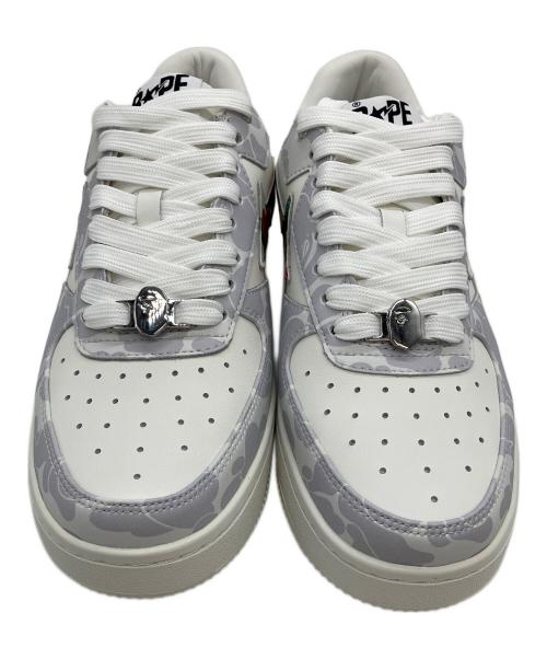 A BATHING APE（アベイシングエイプ）A BATHING APE (ア ベイシング エイプ) スニーカー ホワイト サイズ:26.5cmの古着・服飾アイテム