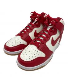 NIKE（ナイキ）の古着「W NIKE DUNK HIGH ダンク　ハイカットスニーカー」｜レッド