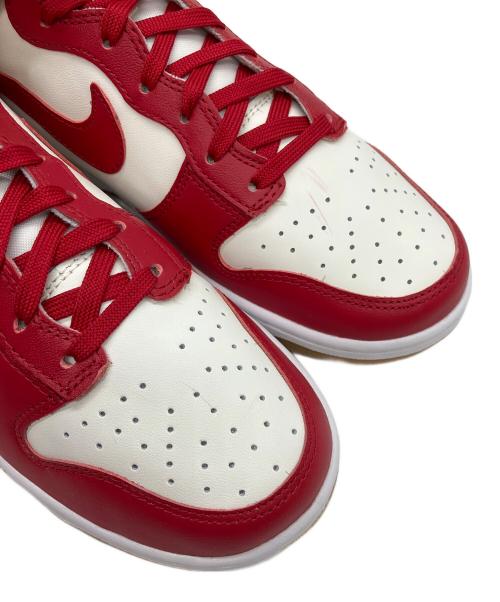 NIKE（ナイキ）NIKE (ナイキ) W NIKE DUNK HIGH ダンク　ハイカットスニーカー レッド サイズ:24cmの古着・服飾アイテム