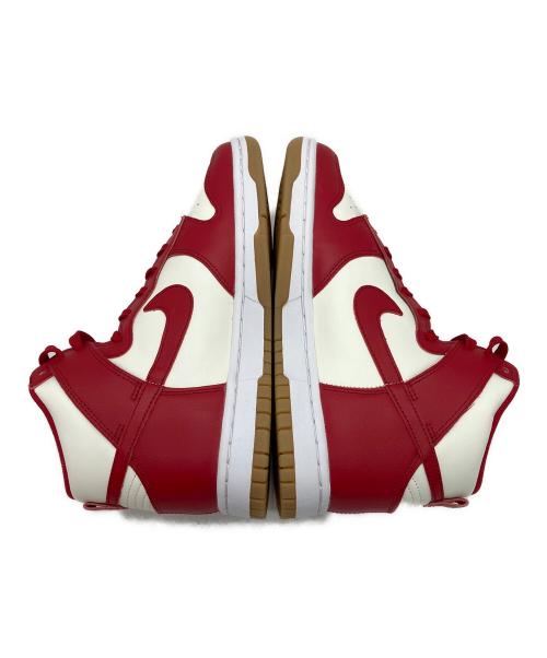 NIKE（ナイキ）NIKE (ナイキ) W NIKE DUNK HIGH ダンク　ハイカットスニーカー レッド サイズ:24cmの古着・服飾アイテム