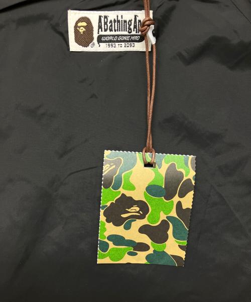 A BATHING APE（ア ベイシング エイプ）A BATHING APE (ア ベイシング エイプ) SKELETON LOGO SOUVENIR JACKET ブラック サイズ:2XL 未使用品の古着・服飾アイテム