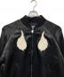 A BATHING APE (ア ベイシング エイプ) SKELETON LOGO SOUVENIR JACKET ブラック サイズ:2XL 未使用品：55000円