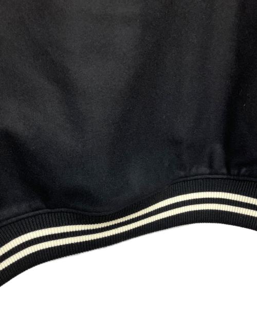 A BATHING APE（アベイシングエイプ）A BATHING APE (ア ベイシング エイプ) SHARK VARSITY JACKET ブラック サイズ:XLの古着・服飾アイテム
