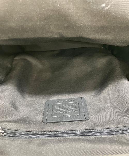 COACH（コーチ）COACH (コーチ) シグネチャー ヴァーシティ グラハム バックパック ネイビー×ブラックの古着・服飾アイテム