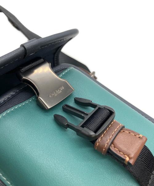 COACH（コーチ）COACH (コーチ) チャーターノース ネイビー×グリーンの古着・服飾アイテム