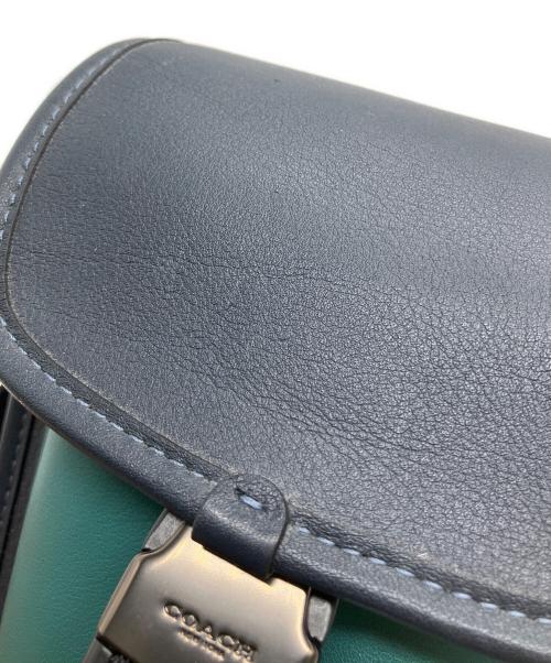 COACH（コーチ）COACH (コーチ) チャーターノース ネイビー×グリーンの古着・服飾アイテム