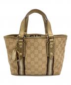 GUCCIグッチ）の古着「シェリーライン　ハンドバッグ」｜ベージュ