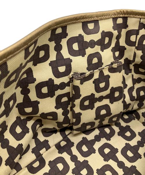 GUCCI（グッチ）GUCCI (グッチ) シェリーライン　ハンドバッグ ベージュの古着・服飾アイテム