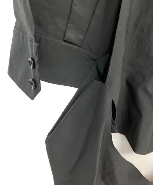 Maison Margiela（メゾンマルジェラ）Maison Margiela (メゾンマルジェラ) カッティングオーバーサイズシャツ ブラック サイズ:Mの古着・服飾アイテム