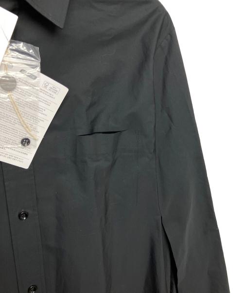 Maison Margiela（メゾンマルジェラ）Maison Margiela (メゾンマルジェラ) カッティングオーバーサイズシャツ ブラック サイズ:Mの古着・服飾アイテム