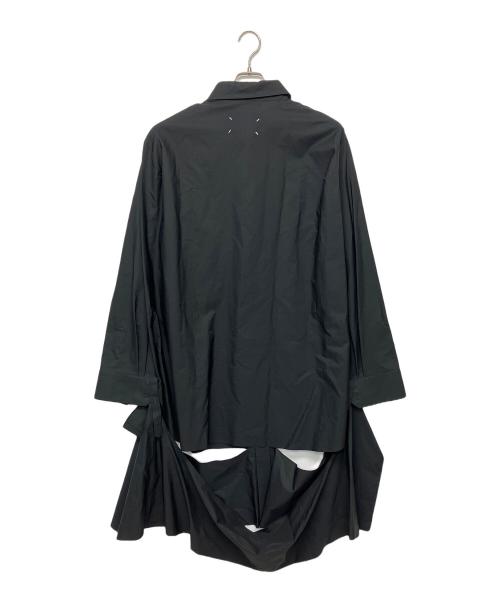Maison Margiela（メゾンマルジェラ）Maison Margiela (メゾンマルジェラ) カッティングオーバーサイズシャツ ブラック サイズ:Mの古着・服飾アイテム