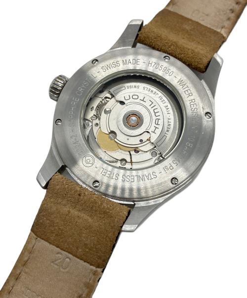 HAMILTON（ハミルトン）HAMILTON (ハミルトン) H705950 カーキフィールド ブラックの古着・服飾アイテム