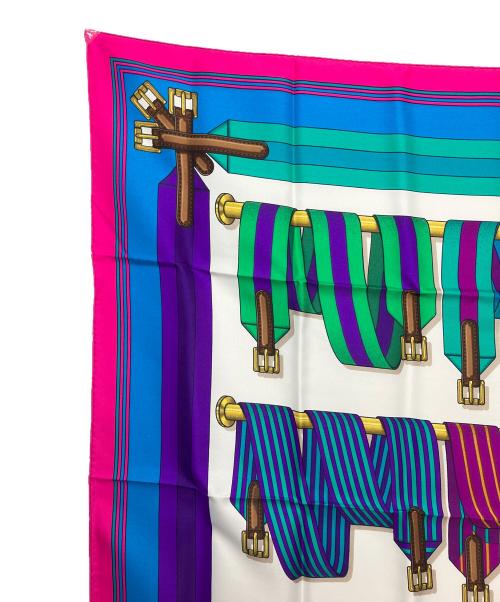 HERMES（エルメス）HERMES (エルメス) レ・サングル スカーフ マルチカラーの古着・服飾アイテム