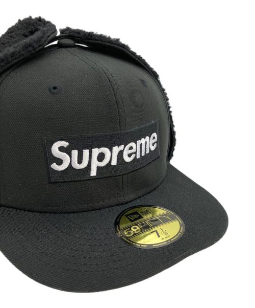 New Era（ニューエラ）New Era (ニューエラ) SUPREME (シュプリーム) キャップ 21AW ブラックの古着・服飾アイテム