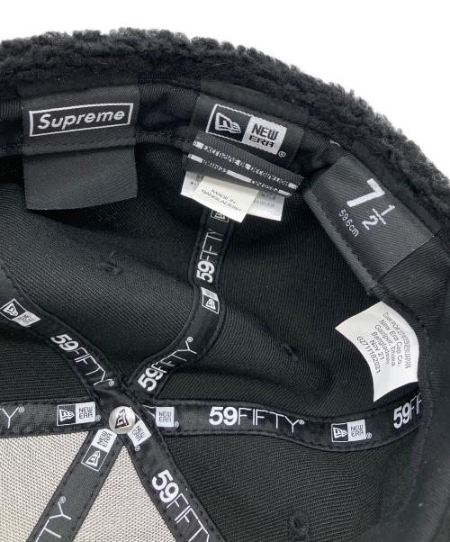 New Era（ニューエラ）New Era (ニューエラ) SUPREME (シュプリーム) キャップ 21AW ブラックの古着・服飾アイテム