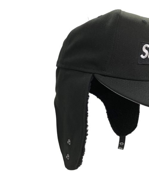 New Era（ニューエラ）New Era (ニューエラ) SUPREME (シュプリーム) キャップ 21AW ブラックの古着・服飾アイテム