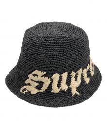 SUPREME（シュプリーム）の古着「SUPREME OLD ENGLISH STRAW CRUSHER 23SS」｜ブラック