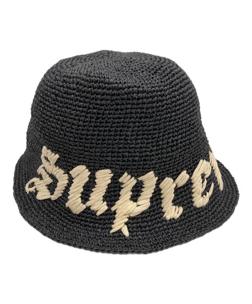 SUPREME（シュプリーム）SUPREME (シュプリーム) SUPREME OLD ENGLISH STRAW CRUSHER 23SS ブラックの古着・服飾アイテム