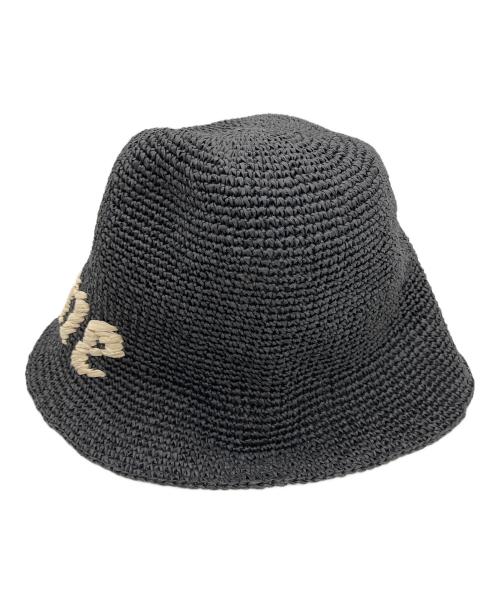 SUPREME（シュプリーム）SUPREME (シュプリーム) SUPREME OLD ENGLISH STRAW CRUSHER 23SS ブラックの古着・服飾アイテム