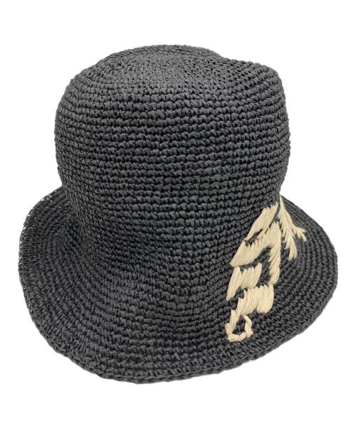 SUPREME（シュプリーム）SUPREME (シュプリーム) SUPREME OLD ENGLISH STRAW CRUSHER 23SS ブラックの古着・服飾アイテム